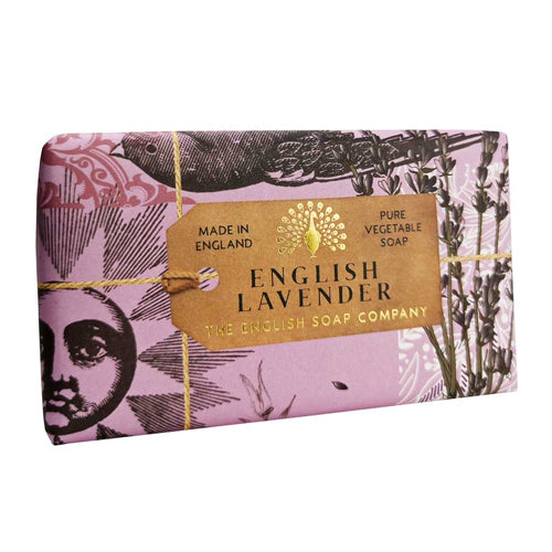 【THE ENGLISH SOAP COMPANY】ラグジュアリーシアバターソープ ＜ラベンダーの香り＞