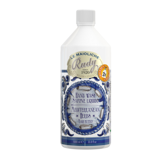 Rudy ルディ Le Maioliche ル・マヨルカ Hand Wash Refill ハンドウォッシュリフィル Mediterranean  Herbs メディタラニアンハーブ【リキッドソープ】【詰め替え用】