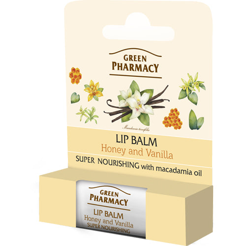 Elfa Pharm エルファファーム Green Pharmacy グリーンファーマシー Lip Balm リップバーム Honey &  Vanilla ハニー&バニラ