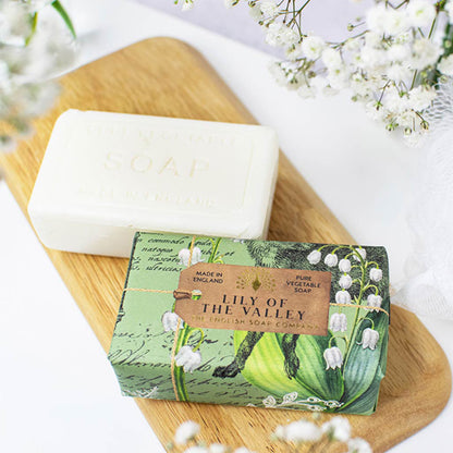 【THE ENGLISH SOAP COMPANY】ラグジュアリーシアバターソープ  ＜リリーの香り＞